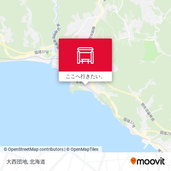 大西団地地図