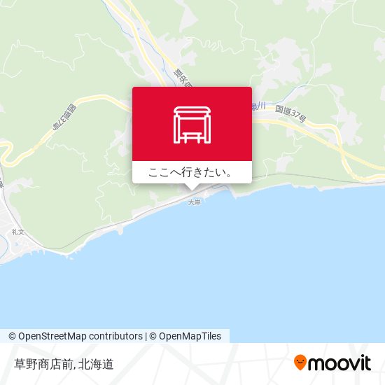 草野商店前地図