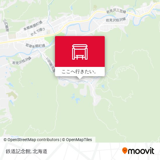 鉄道記念館地図