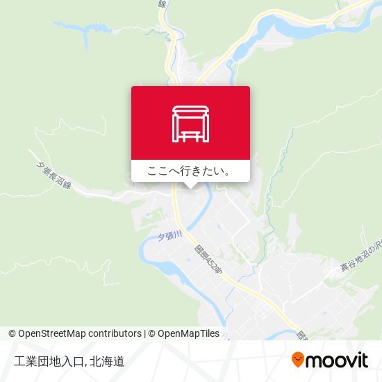 工業団地入口地図