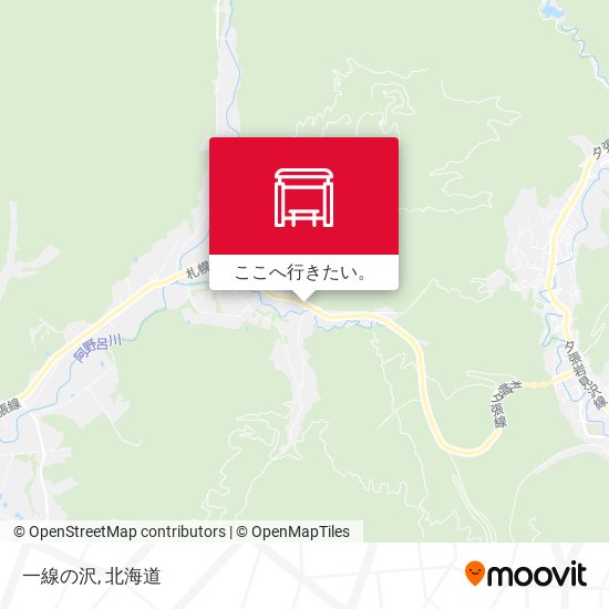 一線の沢地図