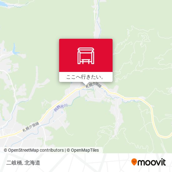 二岐橋地図