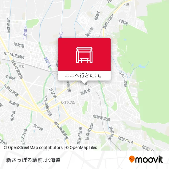 新さっぽろ駅前地図