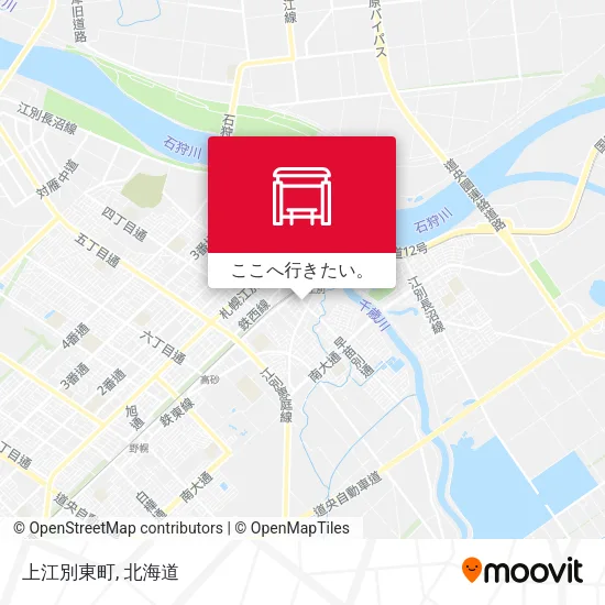 上江別東町地図