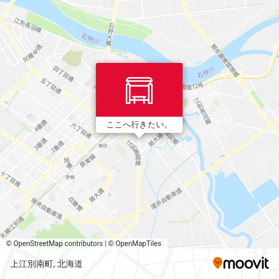 上江別南町地図