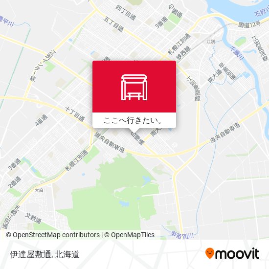 伊達屋敷通地図