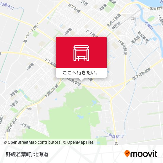 野幌若葉町地図