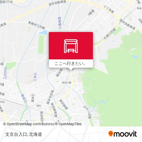 文京台入口地図