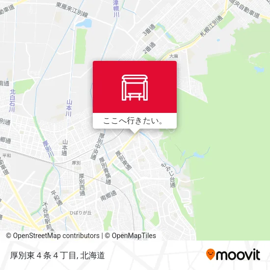 厚別東４条４丁目地図