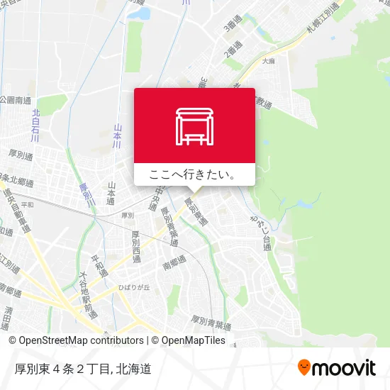 厚別東４条２丁目地図
