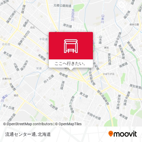 流通センター通地図