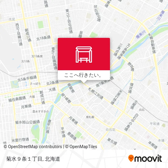 菊水９条１丁目地図