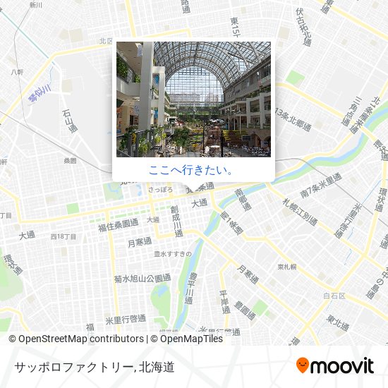 サッポロファクトリー地図