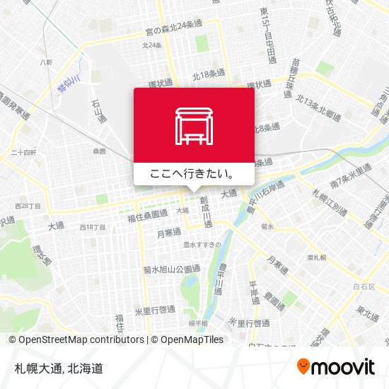 札幌大通地図