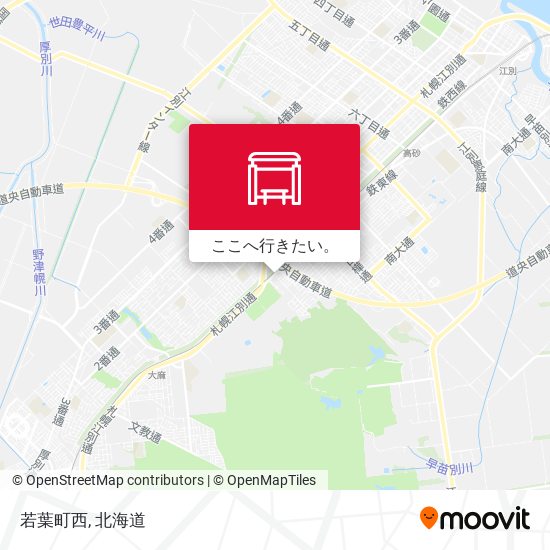 若葉町西地図
