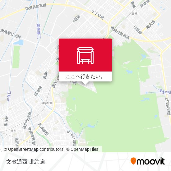 文教通西地図