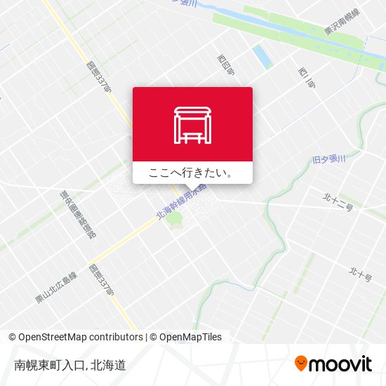 南幌東町入口地図