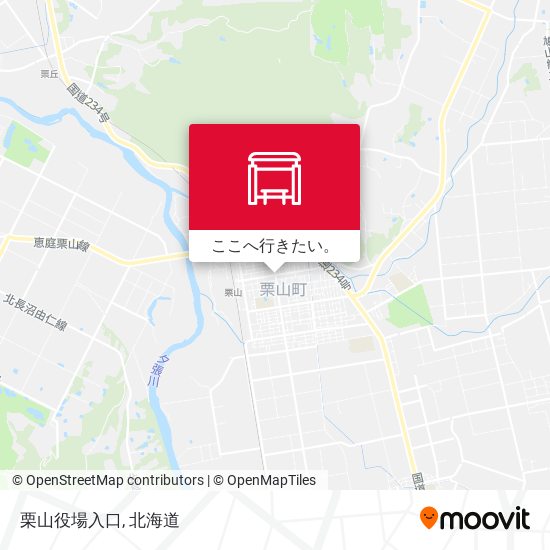 栗山役場入口地図