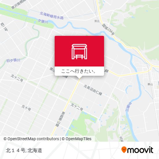 北１４号地図