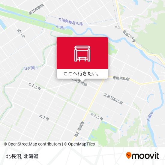 北長沼地図
