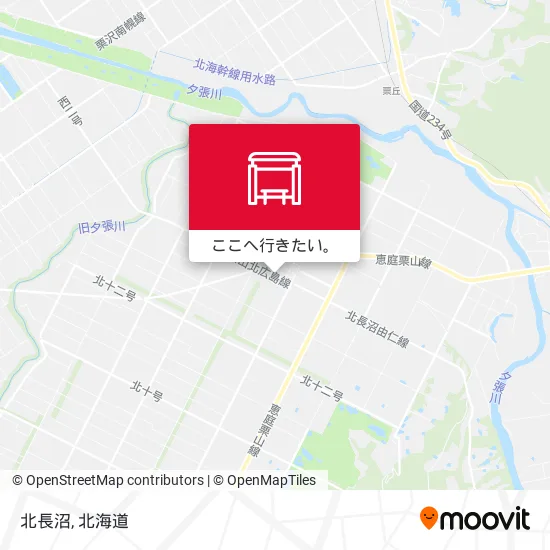 北長沼地図