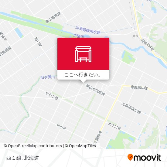 西１線地図