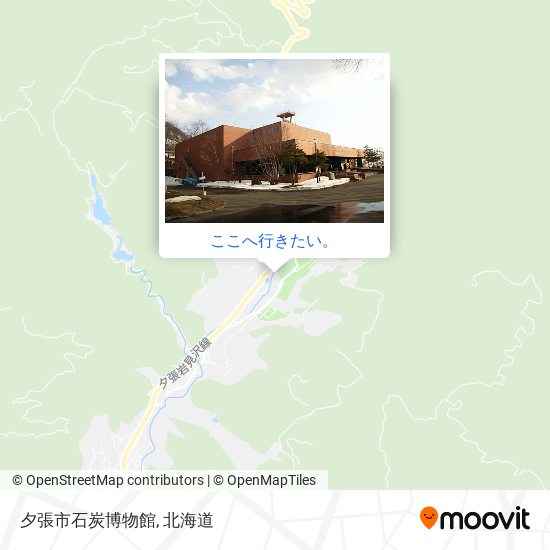 夕張市石炭博物館地図