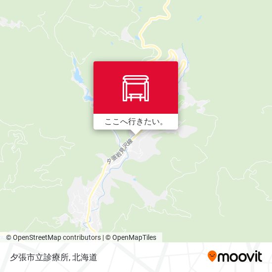 夕張市立診療所地図