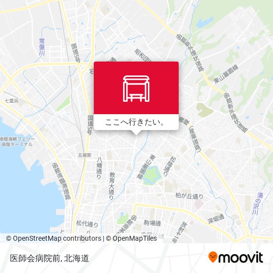 医師会病院前地図