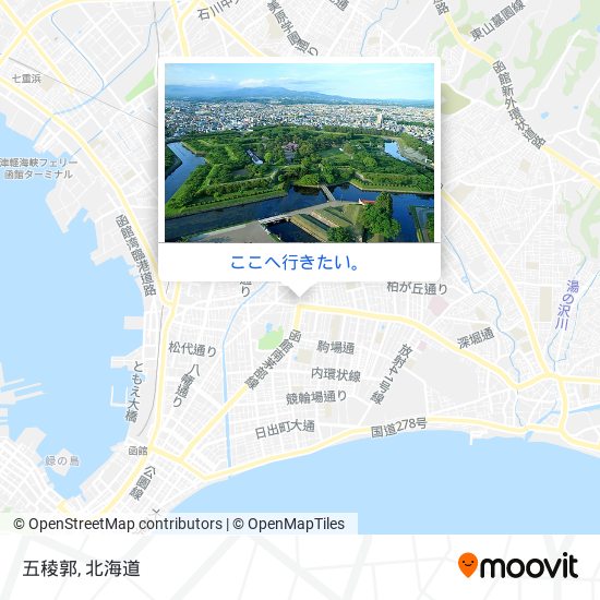 五稜郭地図