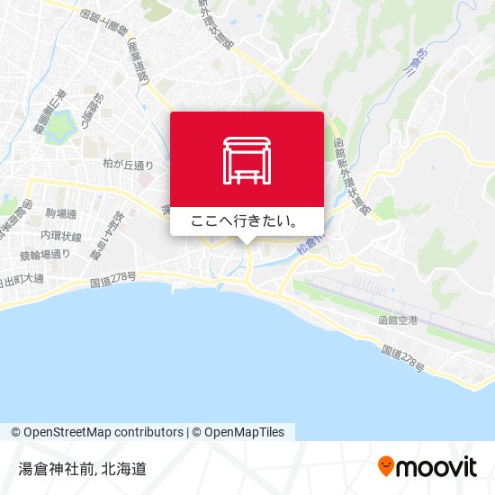 湯倉神社前地図
