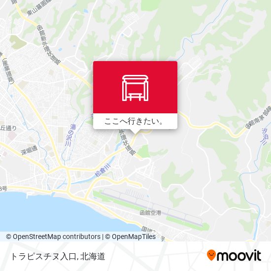 トラピスチヌ入口地図
