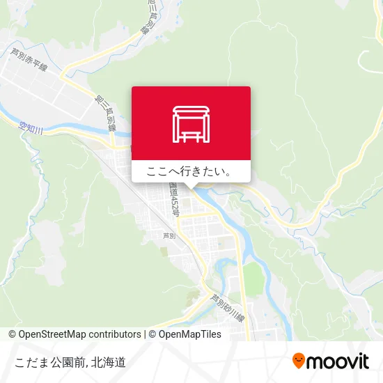 こだま公園前地図