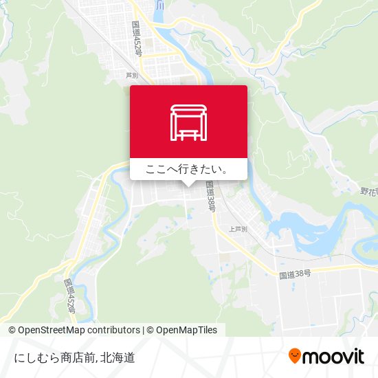 にしむら商店前地図