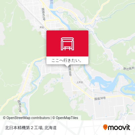 北日本精機第２工場地図