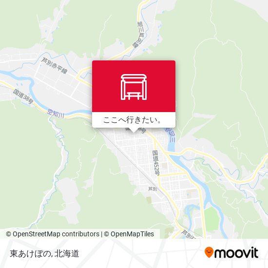 東あけぼの地図