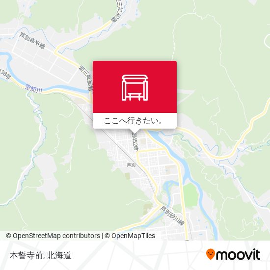 本誓寺前地図