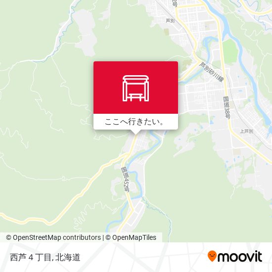 西芦４丁目地図