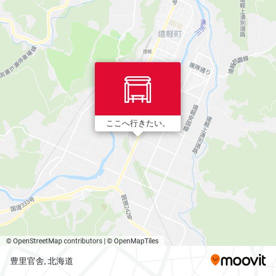 豊里官舎地図