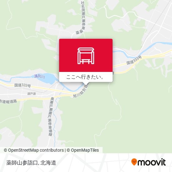 薬師山参詣口地図