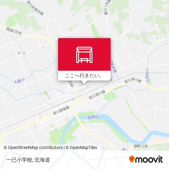 一已小学校地図