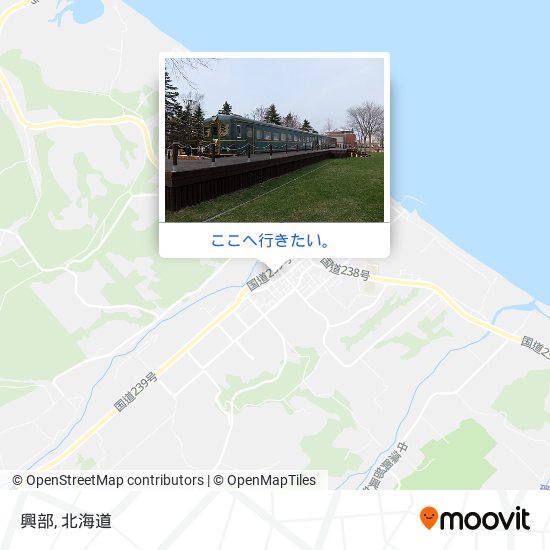 興部地図