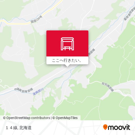 １４線地図