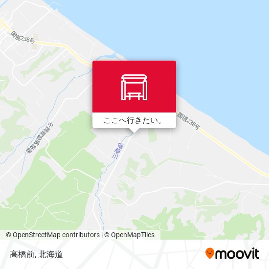高橋前地図