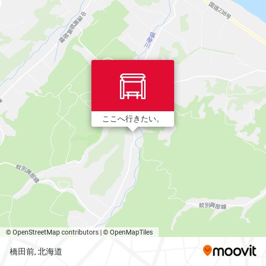 橋田前地図