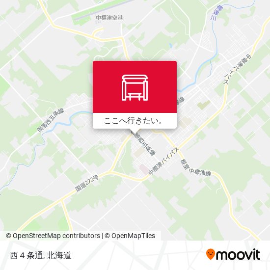 西４条通地図
