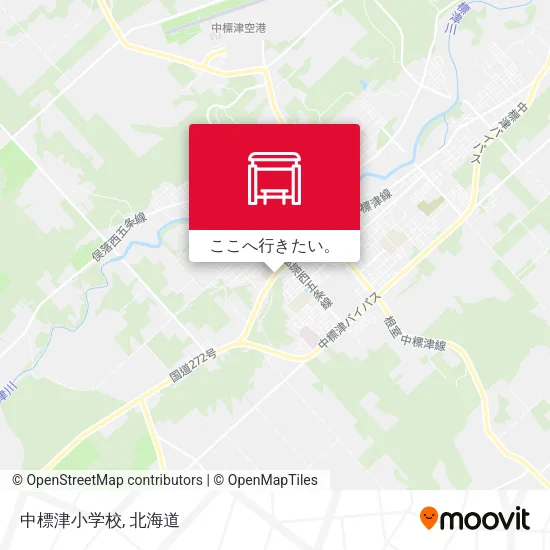 中標津小学校地図