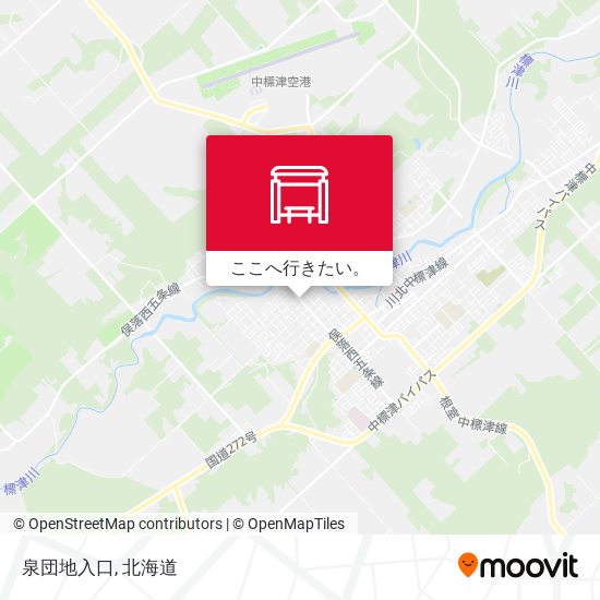 泉団地入口地図