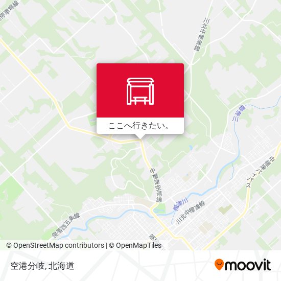空港分岐地図