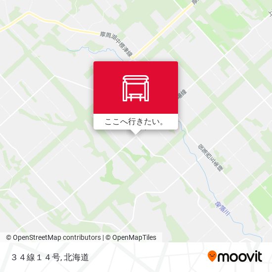 ３４線１４号地図